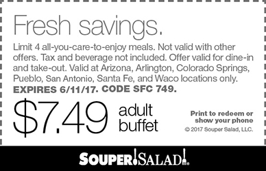 Restaurant Coupons 06/10/17 – Boston Market, Juice It Up & More